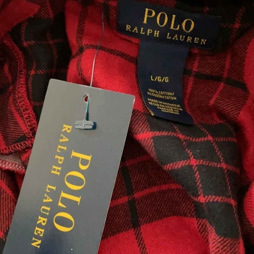 Polo Ralph Lauren Men’s Flannel Pajama Top Size L